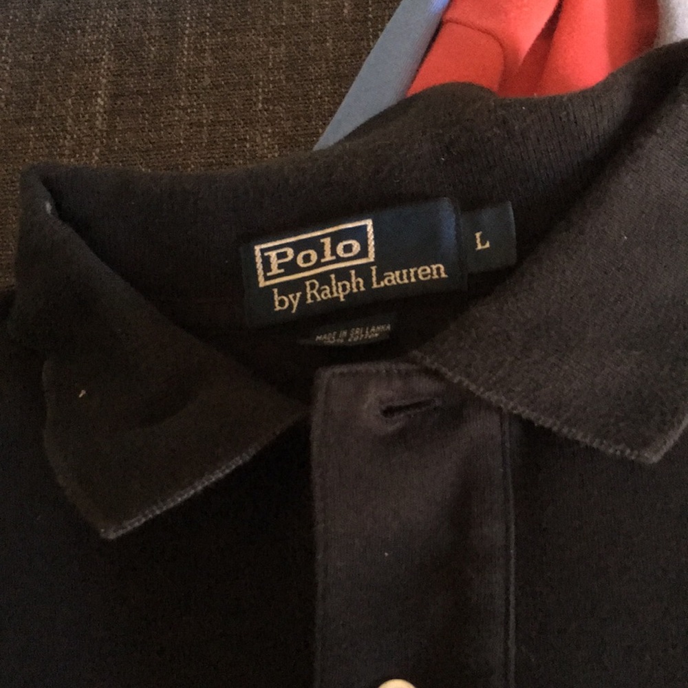Black men’s Ralph Lauren polo